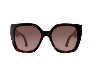 Gucci Square Damen Havanna Kristall Braun Farbverlauf GG1300S Einheitsgröße