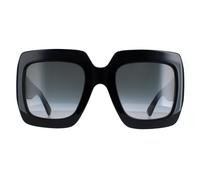 GUCCI Womens GG0053SN Sunglasses, Black-Black-Grey, 54