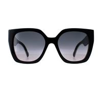 Gucci Square Womens Schwarz Grau Gradient GG1300S Einheitsgröße