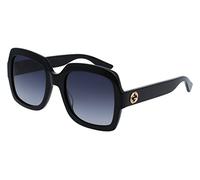 GUCCI Womens GG0036SN Sunglasses, Black-Black-Grey, 54