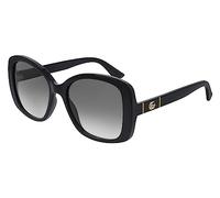 GUCCI Womens GG0762S Sunglasses, Black-Black-Grey, 56