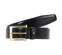 Aigner Gürtel Glattleder Herren Schwarz 100 cm (34 INCH)