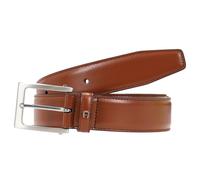 Aigner Gürtel Basic mit S-Schließe silber 126089, cognac" 110 cm