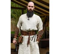 Gürtel aus Fettleder braun, „“Sindri L/XL