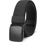 Gürtel Elastisch Herren Schwarz Taille 70-85cm (Gesamtlänge 105cm)