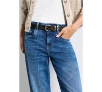 Street One Gürtel mit Fell und Leo-Muster auburn brown 80
