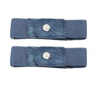 Gürtel ohne Schnalle, 1 Paar elastische, verstellbare Strumpfhalter - schnallenloser Gürtel für Herren, für Freizeit, Arbeit, Golf, Taille, Hose, Jeans, Kleider