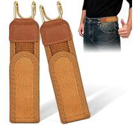 Gürtel Ohne Schnalle Herren Damen, 2 Stück Schnallenloser Gürtel Herren, Elastischer Gürtel Herren Mit Metallhaken und Klettverschluss für Beruf Freizeit Business, Valentinstagsgeschenk für Sie Ihn