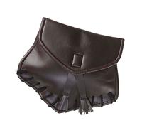 Gürtel-Tasche braun Kunstleder Mittelalter Märchen Knappe Cowboy Indianer Trapper Robin Hood Burgfräulein Pirat