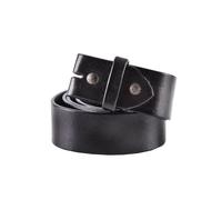 Gürtelrohling schwarz, aus Leder