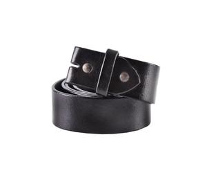 Gürtelrohling schwarz, aus Leder