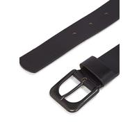 Gürtelschnalle G-STAR "Zed Gürtel", Damen, Gr. 80, schwarz (schwarz, matt schwarz metal), 100% Büffelnarbenleder, Gürtel (65499426-80) schwarz, matt schwarz metal