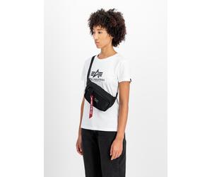 Gürteltasche ALPHA INDUSTRIES "Crew Waist Bag", schwarz, Shell: 100% Nylon. Lining: 100% Nylon, Taschen Gürteltasche (16514246-0) schwarz
