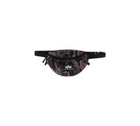 Gürteltasche ALPHA INDUSTRIES "Rubber Print Waistbag", schwarz (schwarz camo), Obermaterial: 100% Polyester, Taschen Gürteltasche (61421425-0) schwarz camo