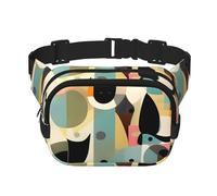 Gürteltasche aus der Mitte des Jahrhunderts, moderne Kunst, kleine modische Umhängetasche, leicht, für Damen und Herren, Laufen, Workout, Wandern, Reisen