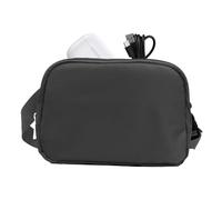 Gürteltasche aus Nylon, diagonal, multifunktional, für Laufen, Freizeit, wasserdicht, leicht, schlanke Gürteltasche für Handy, Schlüssel, Geldbörse, Schwarz , Refer to description, Uni