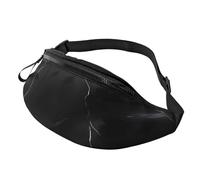Gürteltasche aus schwarzem Marmor für Herren und Damen, wasserdichte Sport-Hüfttasche, modische Gürteltasche, Umhängetasche, Hüfttasche mit verstellbarem Riemen, große Schultertasche, Geldbörse für