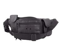 Gürteltasche aus weichem Nappaleder mit vielen Fächern, extra groß