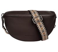 Gürteltasche BRUNO BANANI, Damen, Gr. B/H/T: 27cm x 15cm x 9cm onesize, braun, Leder, unifarben, leicht glänzend, Taschen, echt Leder (79238847-0) braun