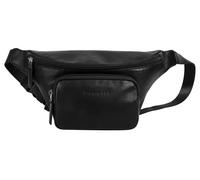 Gürteltasche BUGATTI "CLIFF", Gr. B/H/T: 24cm x 14cm x 7cm onesize, schwarz, Leder, leicht glänzend, unifarben, Taschen Gürteltasche, echt Leder (60927461-0) schwarz