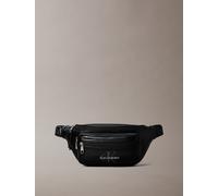 Gürteltasche CALVIN KLEIN "BOLD LOGO WEBBING WAISTBAG", Herren, Gr. B/H/T: 32cm x 14cm x 9cm, schwarz, Lederimitat, unifarben, Taschen Gürteltasche, Bauchtasche, Body Bag, kleine Cross Body Bag mit Au