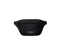 Gürteltasche CALVIN KLEIN "BOLD WAISTBAG", Gr. B/H/T: 28cm x 13cm x 6,5cm, schwarz, Nylon, unifarben, Taschen Gürteltasche, Crossbody Bag, Unisex Schultertasche, mit CK-Logo (90630313-0) schwarz