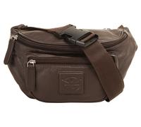 Gürteltasche CHIEMSEE, Damen, Gr. B/H/T: 20cm x 17cm x 3cm onesize, braun, Leder, unifarben, Taschen Gürteltasche, echt Leder (93358626-0)