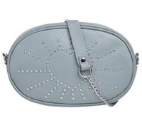 Gürteltasche CLUTY, Damen, Gr. B/H/T: 15cm x 20cm x 5cm onesize, blau (hellblau), Leder, Taschen Gürteltasche, echt Leder, Made in Italy (96933903-0) hellblau