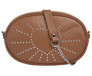 Gürteltasche CLUTY, Damen, Gr. B/H/T: 15cm x 20cm x 5cm onesize, braun (cognac), Leder, Taschen Gürteltasche, echt Leder, Made in Italy (25753800-0) cognac