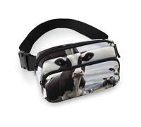 Gürteltasche für Damen, Umhängetasche, Bauernhof, Kuh, Bilder, Gürteltasche, Reißverschlusstaschen, verstellbarer Riemen, Hüfttasche für Reisen, Radfahren, Laufen, Wandern, Stil, 20 x 13 cm, Stil:,
