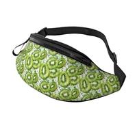 Gürteltasche für Damen und Herren, mit grünem Kiwi-Druck, Gürteltasche für Reisen, Wandern, Laufen