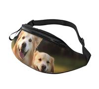 Gürteltasche für Damen und Herren, mit Schulterriemen, Hund auf dem Rasen, Umhängetasche, Gürteltaschen mit verstellbarem Riemen