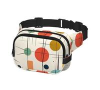 Gürteltasche für Damen und Herren, moderne Gürteltasche aus der Mitte des Jahrhunderts, mit verstellbarem Riemen, Hüfttasche