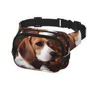 Gürteltasche für Damen und Herren, niedlicher Beagle, Bauchtasche, Bauchtasche, Schwarz, Einheitsgröße, Schwarz , Einheitsgröße