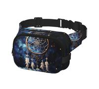 Gürteltasche für Damen und Herren, Umhängetasche, Traumfänger, für Reisen, Schwarz, Einheitsgröße, Schwarz , Einheitsgröße