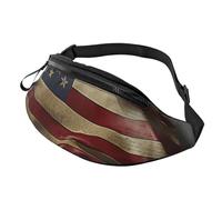 Gürteltasche für Damen und Herren, verstellbare Hüfttasche, amerikanische Flagge, Crossbody-Tasche überall