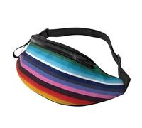 Gürteltasche für Damen und Herren, verstellbare Hüfttasche, bunte mexikanische Streifen, Crossbody-Tasche überall