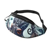 Gürteltasche für Damen und Herren, verstellbare Hüfttasche, coole Oktopus-Umhängetasche, überall