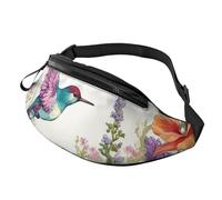 Gürteltasche für Damen und Herren, verstellbare Hüfttasche, Garten mit Vögeln und Blumen, Crossbody-Tasche überall