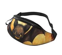 Gürteltasche für Damen und Herren, verstellbare Hüfttasche, Halloween, Fledermaus, Crossbody-Tasche, überall