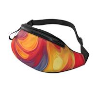 Gürteltasche für Damen und Herren, verstellbare Hüfttasche, künstlerischer Effekt, bunte Umhängetasche, überall