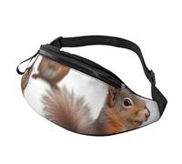 Gürteltasche für Damen und Herren, verstellbare Hüfttasche, niedliche Eichhörnchen, Crossbody-Tasche, überall