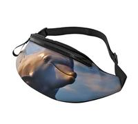 Gürteltasche für Damen und Herren, verstellbare Hüfttasche, niedlicher Delfin, Crossbody-Tasche, überall