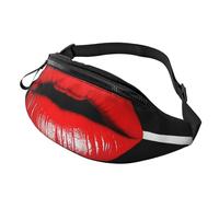 Gürteltasche für Damen und Herren, verstellbare Hüfttasche, rote Lippen, Küsse, Crossbody-Tasche, überall