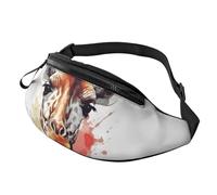 Gürteltasche für Damen und Herren, verstellbare Hüfttasche, stilvolle Tier-Aquarell-Giraffe, Crossbody-Tasche überall