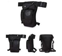 Gürteltasche für Damen und Herren, vielseitig verwendbar, für Motorradfahren, wasserdicht, Outdoor-Sport, Reisen, Wandern, Klettern, schwarz, Small,