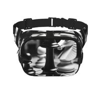 Gürteltasche für Damen, wasserdicht, verstellbar, modisch, lässig, Crossbody-Tasche, Bauchtasche für Laufen, Workout, Wandern, Reisen, Schwarz, Einheitsgröße, Schwarz , Einheitsgröße