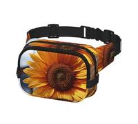 Gürteltasche für Herren und Damen, Bauernhof, Sonnenblume, verstellbare Hüfttasche, Crossbody-Tasche für Reisen, Schwarz, Einheitsgröße, Schwarz , Einheitsgröße
