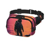 Gürteltasche für Herren und Damen, cooler Astronaut, verstellbare Hüfttasche, Crossbody-Tasche für Reisen, Schwarz, Einheitsgröße, Schwarz , Einheitsgröße