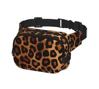 Gürteltasche für Herren und Damen, Crossbody-Gürteltasche, cooler Geparden-Leopardenmuster, Bauchtasche, Bauchtasche, Schwarz, Einheitsgröße, Schwarz , Einheitsgröße